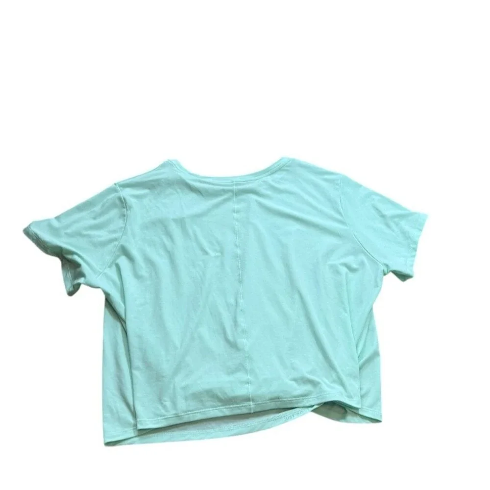 Nike Women's Size XXL Dri-FIT One Luxe Twist Short-Sleeve Top DD4921-379 Plus